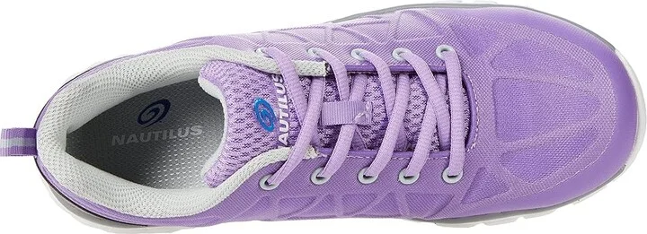 Nautilus Safety Footwear Spark CT Women's Shoes Lavender : 5.5 B - Medium, Textile/Leather - Image 2
