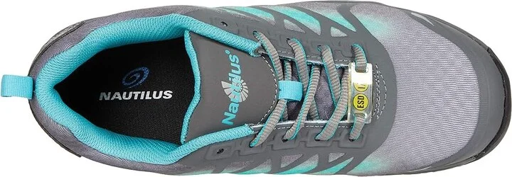 Nautilus Safety Footwear Specialty ESD Grey Carbon Toe SD10 - 2485 Women's Shoes Grey : 6 B - Medium, Leather - Image 2