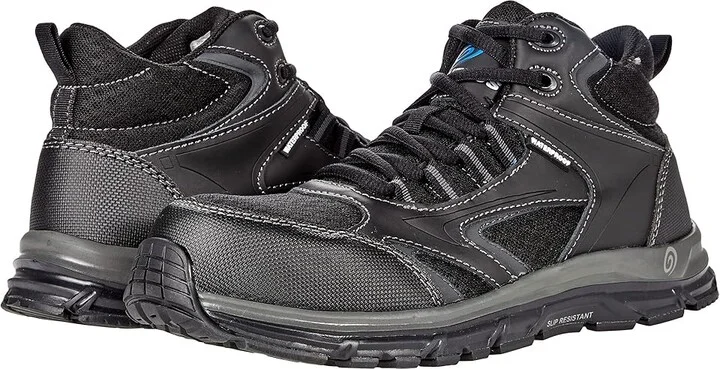 Nautilus Safety Footwear Tempest Mid CT Women's Shoes Black : 6 B - Medium, Textile