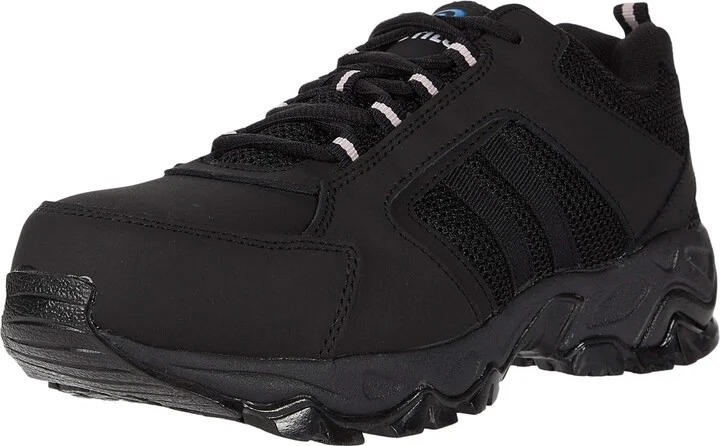 Nautilus Womens Black Leather Steel Toe 2152 Guard Sport Work Shoes 9.5 M