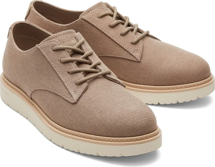 Navi TRVL LITE Taupe Heritage Canvas Dress Shoe - Image 2