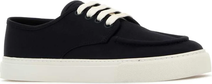 Navy Blue Canvas Sneakers - Image 2