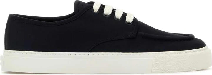 Navy Blue Canvas Sneakers