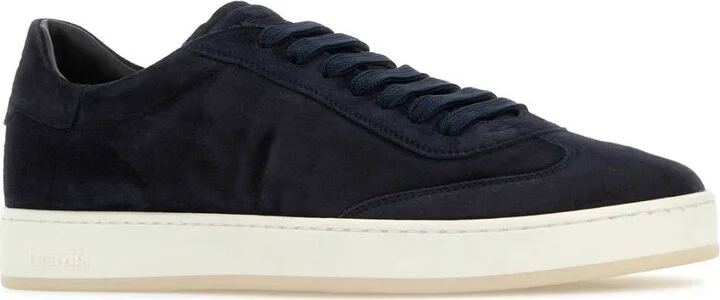 Navy Blue Suede Largs 2 Sneakers - Image 2