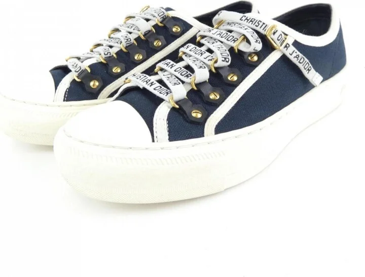 Navy White Sneakers (Pre-Owned) - Image 3
