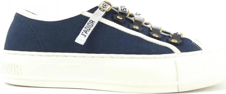 Navy White Sneakers (Pre-Owned)