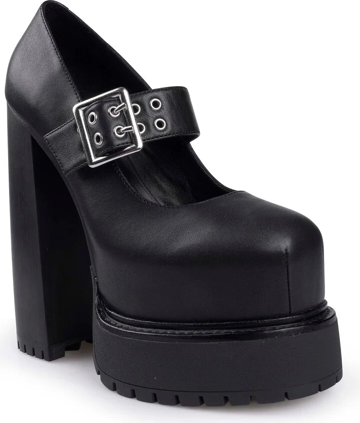 Nay Mary Jane Platform Pump