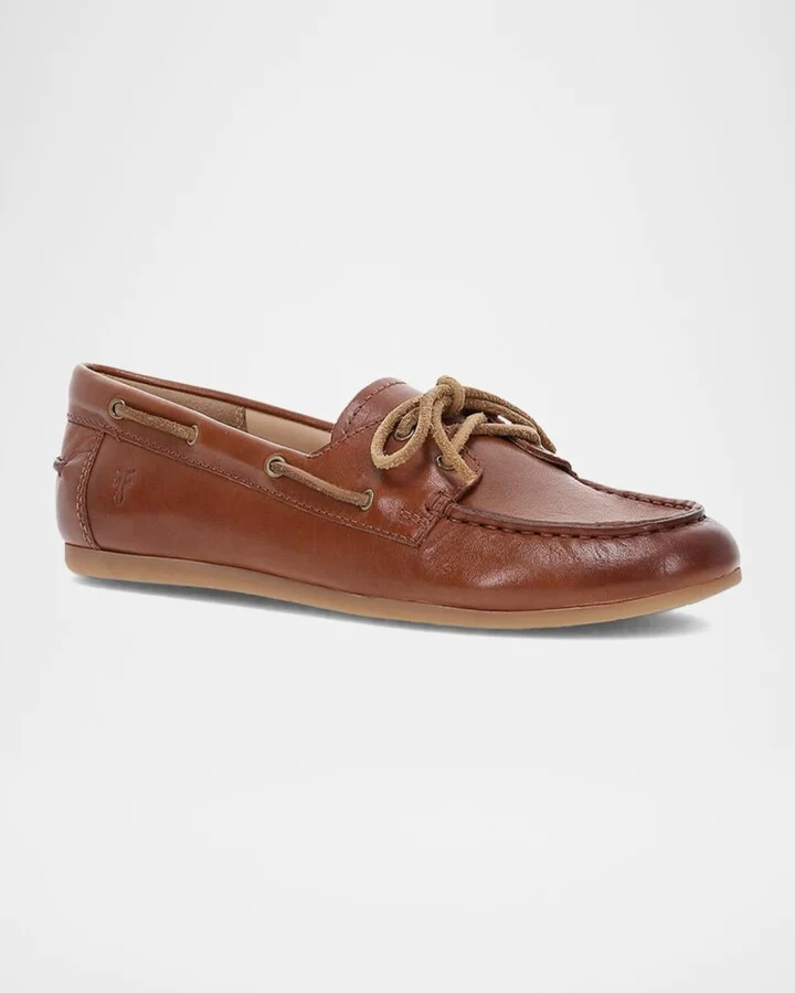 Naya Leather Boat Loafers - Image 2