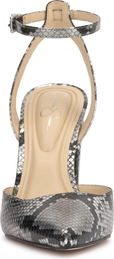 Nazela Pointed Toe Ankle Strap Pump - Image 4
