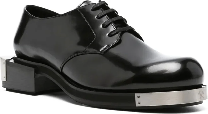 Nazim engraved-logo derby shoes - Image 2