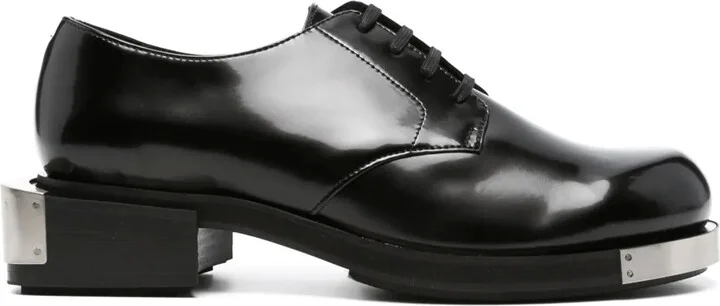 Nazim engraved-logo derby shoes
