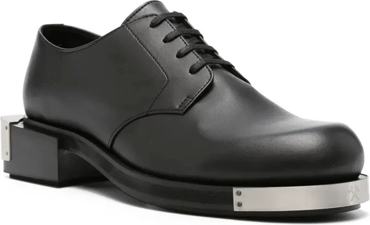 Nazim logo-engraved derby shoes - Image 2