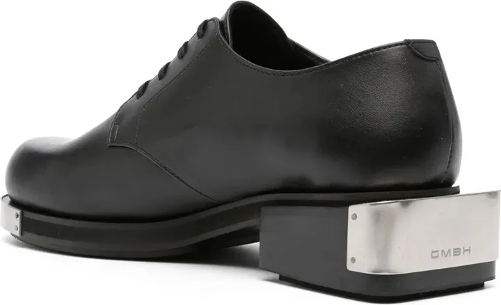 Nazim logo-engraved derby shoes - Image 3