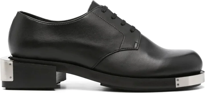Nazim logo-engraved derby shoes