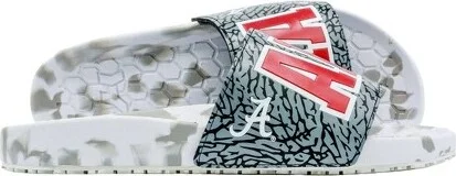 NCAA Alabama Crimson Tide Slydr Pro White Sandals - Gray - Image 2