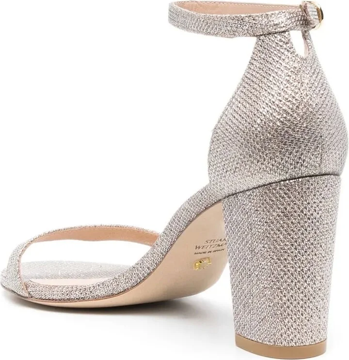 Nearlynude 70mm glitter sandals - Image 3