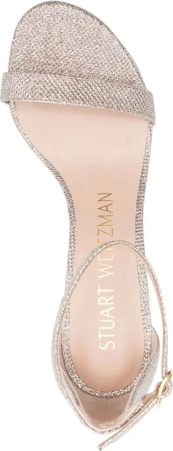 Nearlynude 70mm glitter sandals - Image 4
