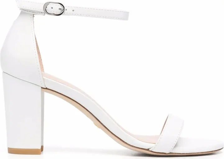 Nearlynude 80mm block-heel sandals