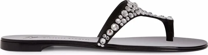 Nebula crystal-embellished sandals