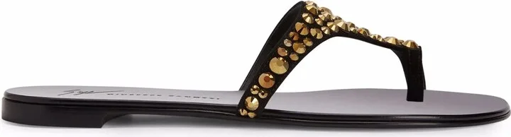 Nebula crystal sandals
