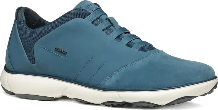 Nebula leather mesh trainers