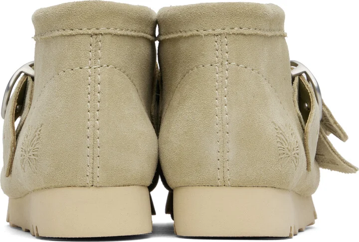 NEEDLES Beige Clarks Originals Edition Walla Strap Desert Boots - Image 2