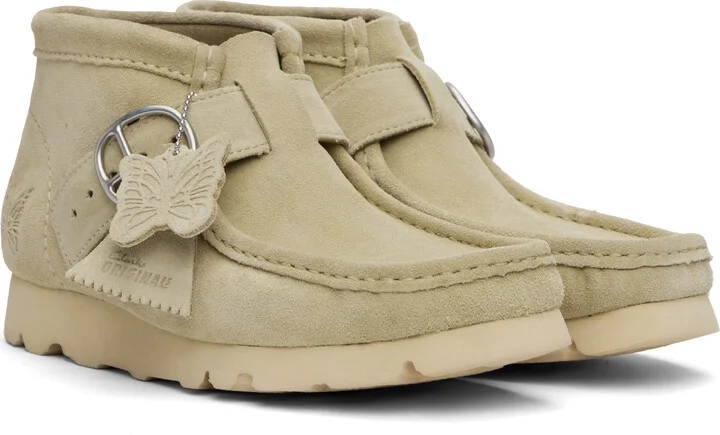 NEEDLES Beige Clarks Originals Edition Walla Strap Desert Boots - Image 4