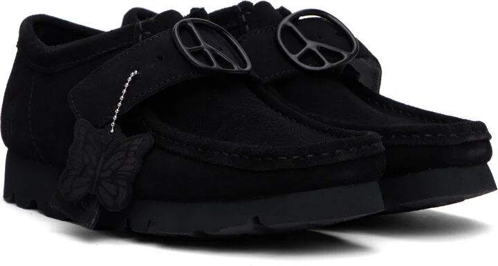 NEEDLES Black Clarks Originals Edition Walla Strap Lo Loafers - Image 4