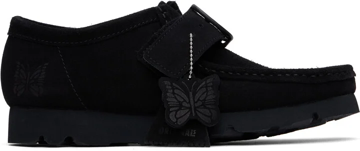 NEEDLES Black Clarks Originals Edition Walla Strap Lo Loafers