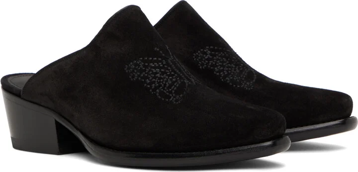 NEEDLES Black Papillon Mules - Image 4
