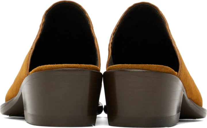 NEEDLES Tan Papillon Mules - Image 2