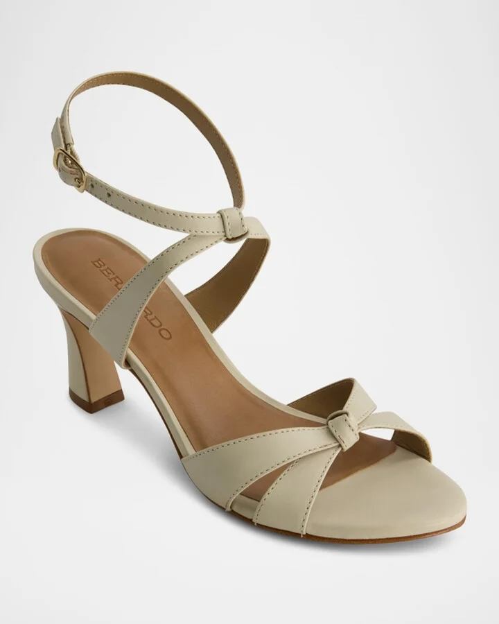 Neera Knotted Leather Sandals - Image 2
