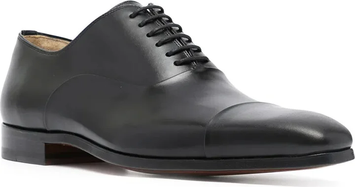 Negro leather Oxford shoes - Image 2