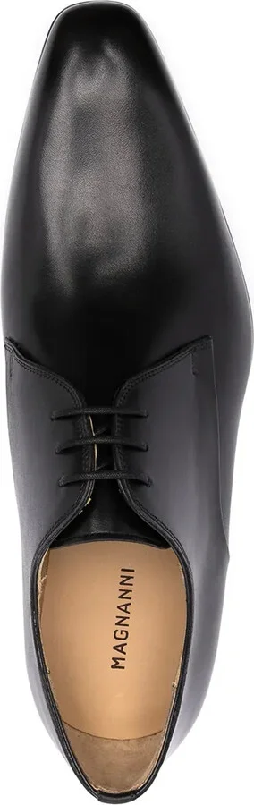 Negro leather oxford shoes - Image 4