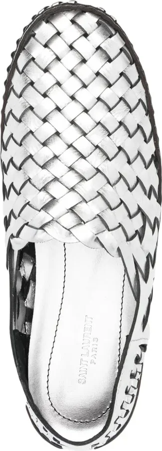 Neil woven metallic loafers - Image 4