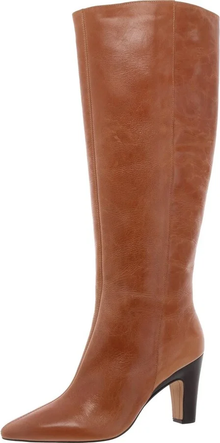 Nelas Womens Leather Over-The-Knee Boots