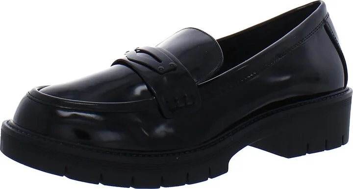 Nelcy Womens Patent Slip On Loafers