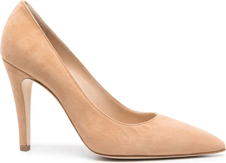 Nelirapla 105mm suede pumps