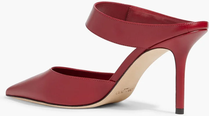 Nell 85 embellished leather mules - Image 3