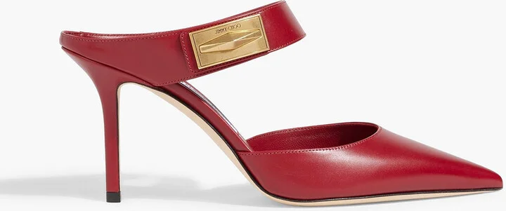 Nell 85 embellished leather mules