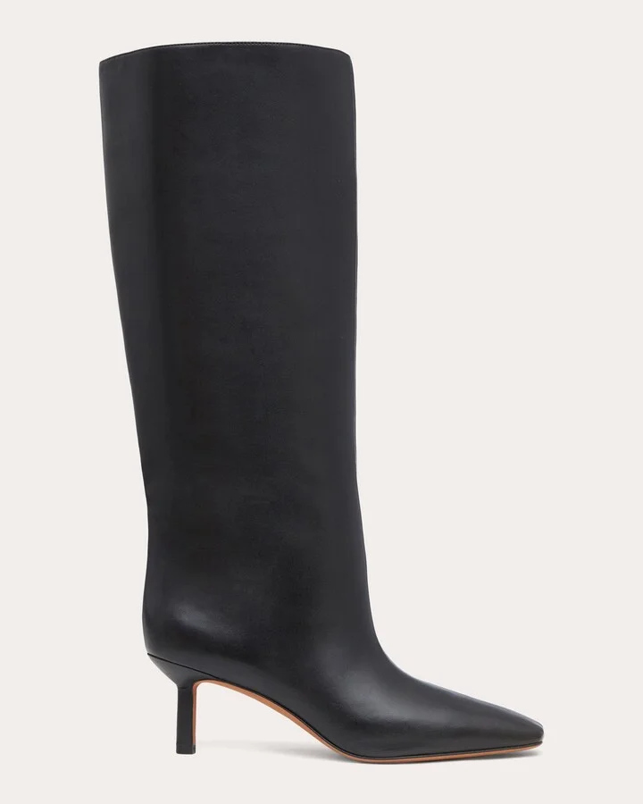 Nell Leather Knee-High Boot