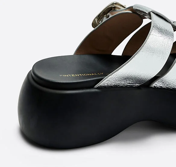 Nell Platform Slide Sandals - Image 4