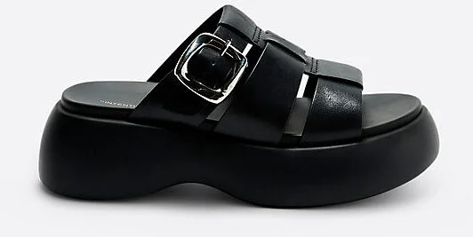 Nell Platform Slide Sandals