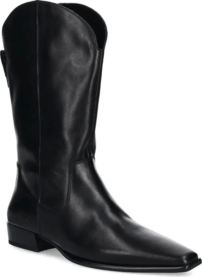 Nella leather square-toe cowboy boots - Image 2