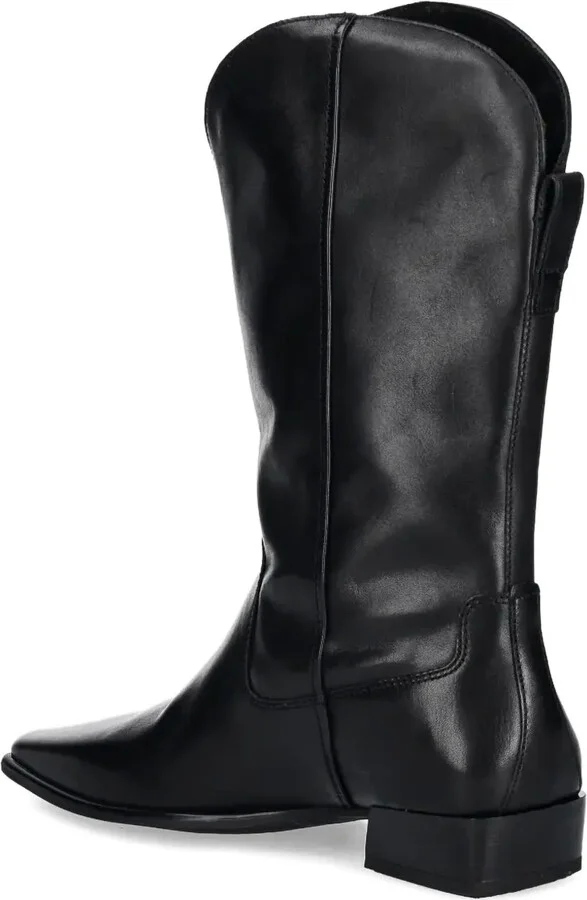 Nella leather square-toe cowboy boots - Image 5