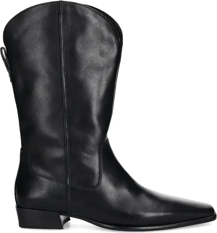 Nella leather square-toe cowboy boots