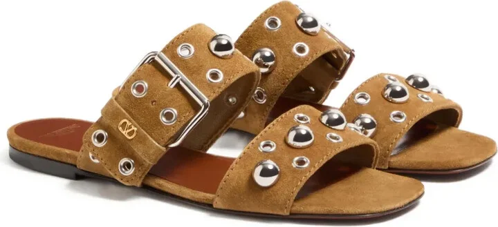 Nellcôte leather flat sandals - Image 2