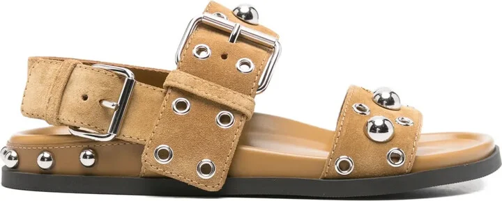 Nellcôte studded buckle sandals