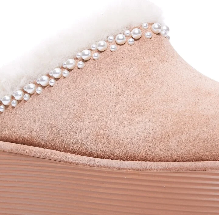 Nellie Pearl Flatform Mules - Image 3