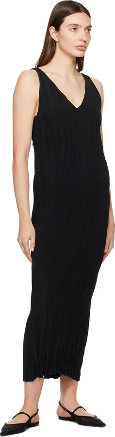 Nensi Dojaka Black Slingback Tulle Sandals - Image 5